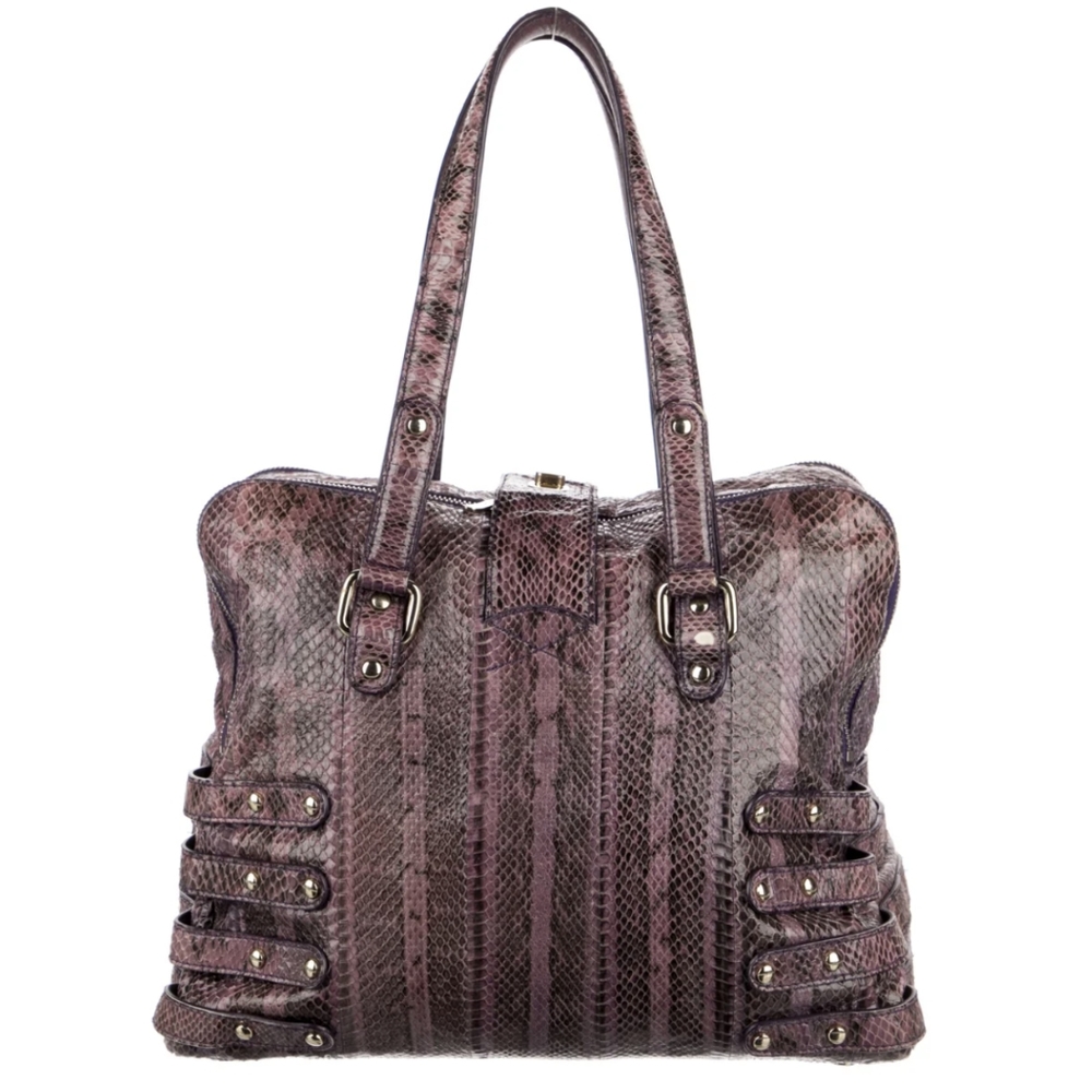 Authentic Jimmy Choo Python Shoulder Bag - image 2